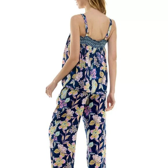Roudelain 2-Pc. Smocked Swing Cami & Pants Pajamas Set Rain Forest NWT Sz M - Picture 4 of 8